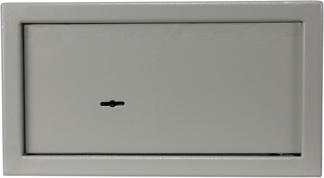 Möbeltresor Safe Tresor Geldschrank Wandtresor Wandsafe Schlüssel Wertsachen S2 - silber M Silber, M