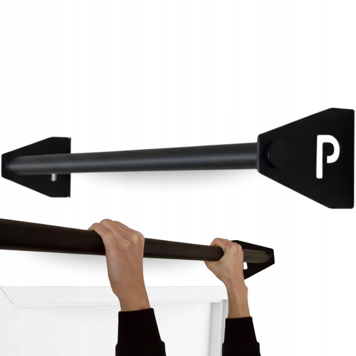 Klimmzugstange Wand - Platzsparende Pull Up Bar aus Stahl über Türrahmen bis 180kg, 101cm, fi34 Cali