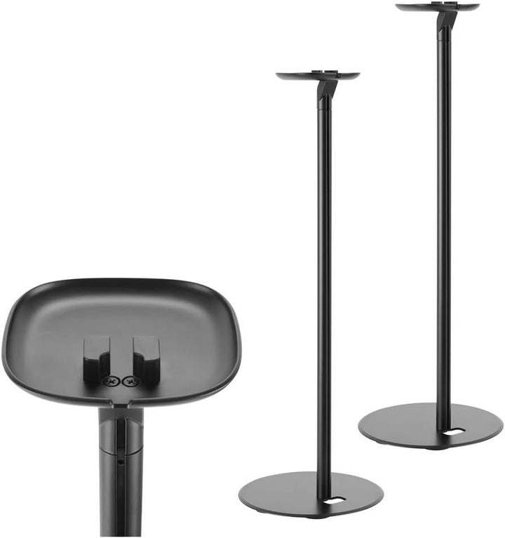 2 x Ständer für SONOS ONE/SL und Play 1 Lautsprecher Boxen Halter Lautsprecherständer Play:1 Schwarz
