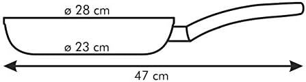 Tescoma Bratpfanne, Schwarz, 47.3 x 29.1 x 7.8 cm, 47.3 x 29.1 x 7.8 cm