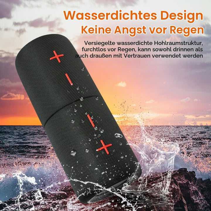 2 in 1 Magnetischer Dual Splittable Bluetooth Lautsprecher, 40W Tragbare Wireless Lautsprecher mit D