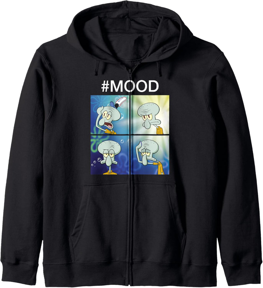 SpongeBob SquarePants Squidward Mood Meme Kapuzenjacke