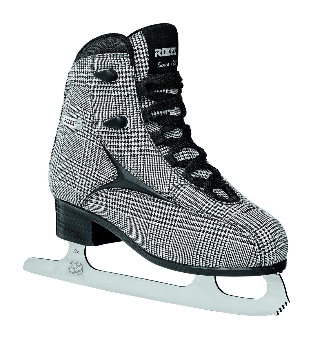Roces Damen Schlittschuhe Brits 40 CHECK BLACK WHITE SILVER, 40 CHECK BLACK WHITE SILVER