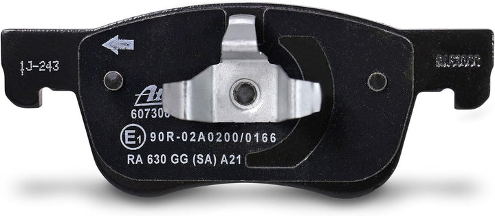 ATE Bremsenset Vorderachse inkl. Bremsscheiben vorne Ø 284 mm belüftet und Bremsbeläge vorne Kompati