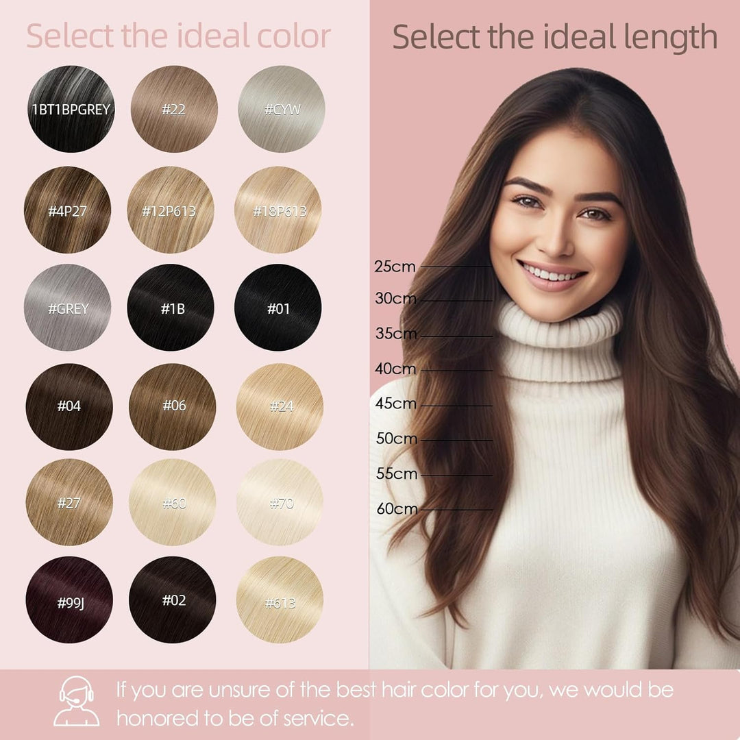 Silk-co Tape in Extensions Echthaar 20stk, leicht Version Tape Extensions Echthaar, Remy Haarextensi