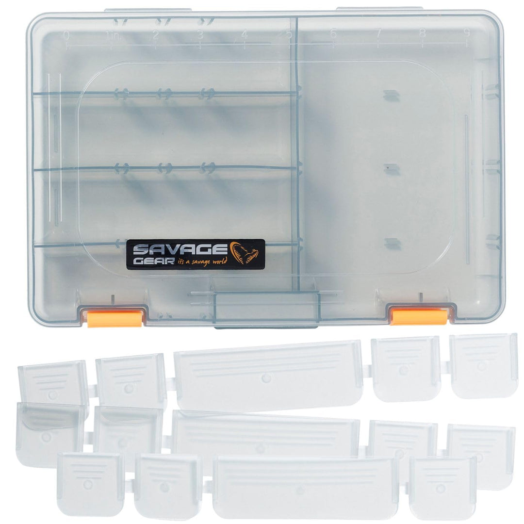 Savage Gear - Köderbox klein Tacklebox Ködereimer Köderbehälter Angelkoffer 5D - 27,5 x 18 x x 4,5 c