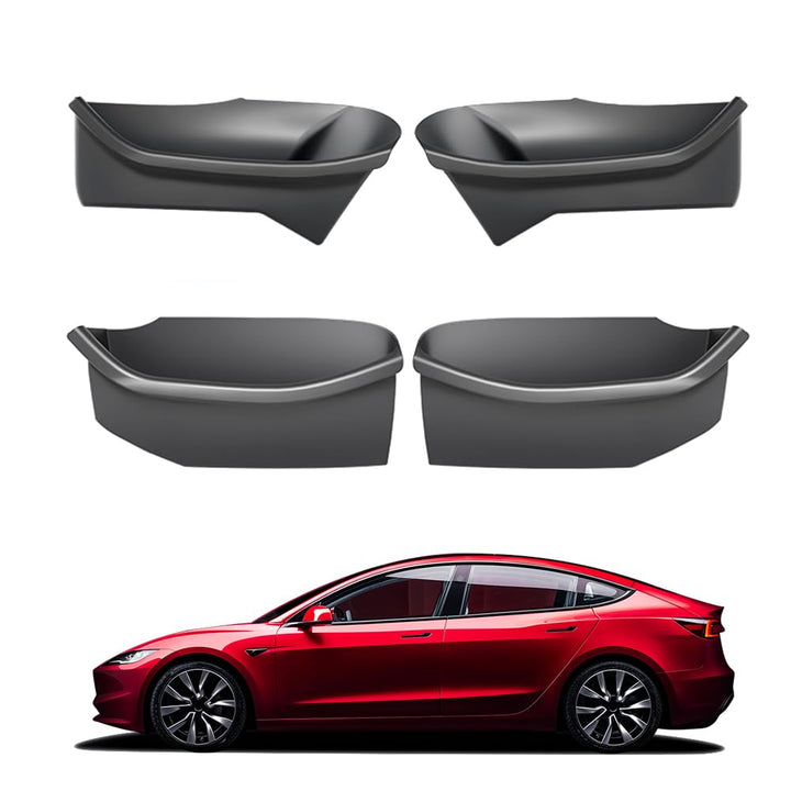 Arcoche Tür-Seiten-Aufbewahrungsbox für Tesla Model 3, wasserdichte TPE-Tür-Organizer-Ablage, Autotü