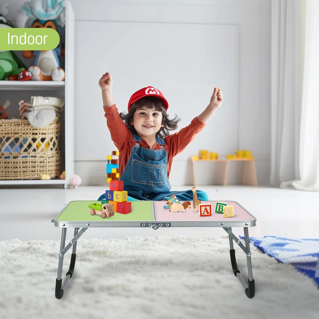 Klappbarer Laptoptisch Esstisch, Multifunktionaler Klappbarer Lap Desk für Bett, Leichtes Klappbares
