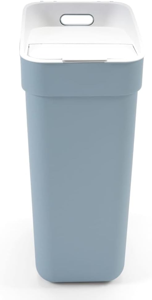 Curver Keter Ready to Collect, Abfalleimer, 30 Liter, mit Wandhalterung, ideal für die Küche, 100% r