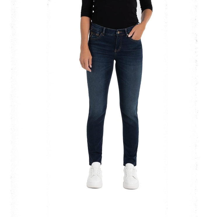 Mac Damen Jeans 0354594090 Blau 36-32