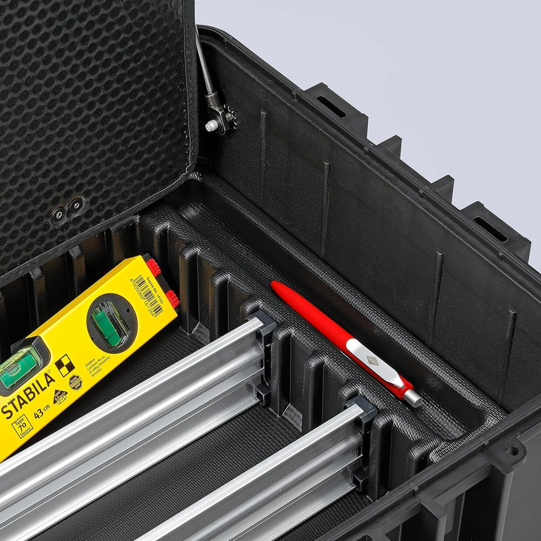 KNIPEX 00 21 37 LE Werkzeugkoffer "Robust45 Move" Werkzeug-Trolley | Rollkoffer leer Single