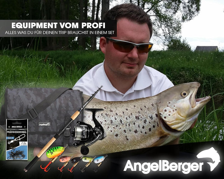 Angel-Berger Angelset Forelle mit Tasche und Zubehör