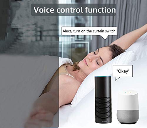 MHCOZY 2 Kanal WiFi RF Wireless Switch Relais, Phone App Fernbedienung für Zugangskontrolle, Smart G