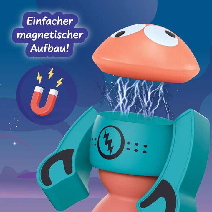 Science4you DIY Magnetische Roboter für Kinder – Magnetbaustein-Set Perfekt zum Stapeln, Magnetspiel