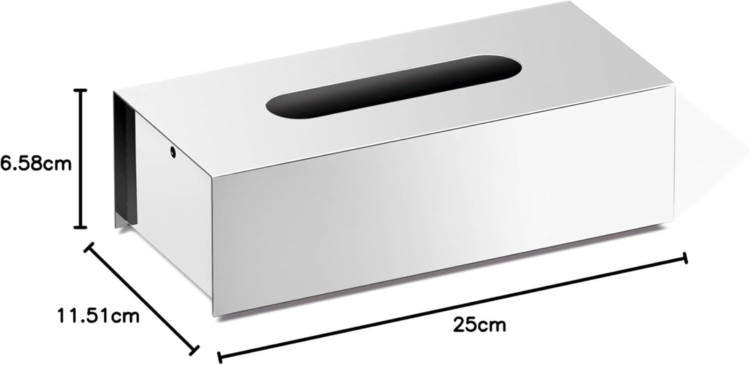 ZACK 40093 "PURO" Kosmetiktücherbox, Edelstahl hochglänzend