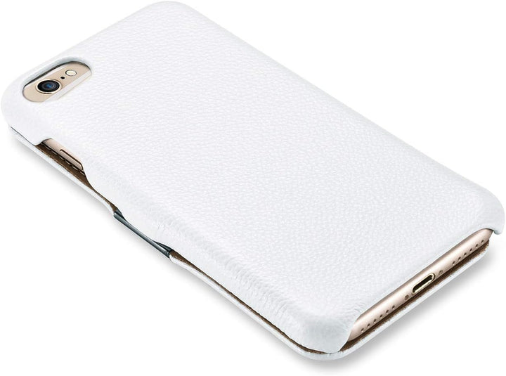ICARER Tasche passend für Apple iPhone 6S und iPhone 6 (4,7 Zoll), Case Aussenseite aus Echt-Leder,