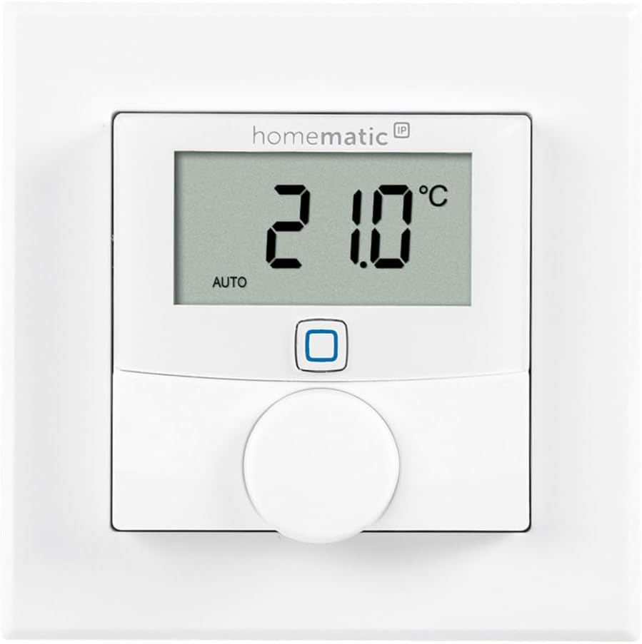 Homematic IP KABELGEBUNDENE Fussbodenheizungssteuerung zur Einzelraumregelung in 4 Räumen für 4 Räum