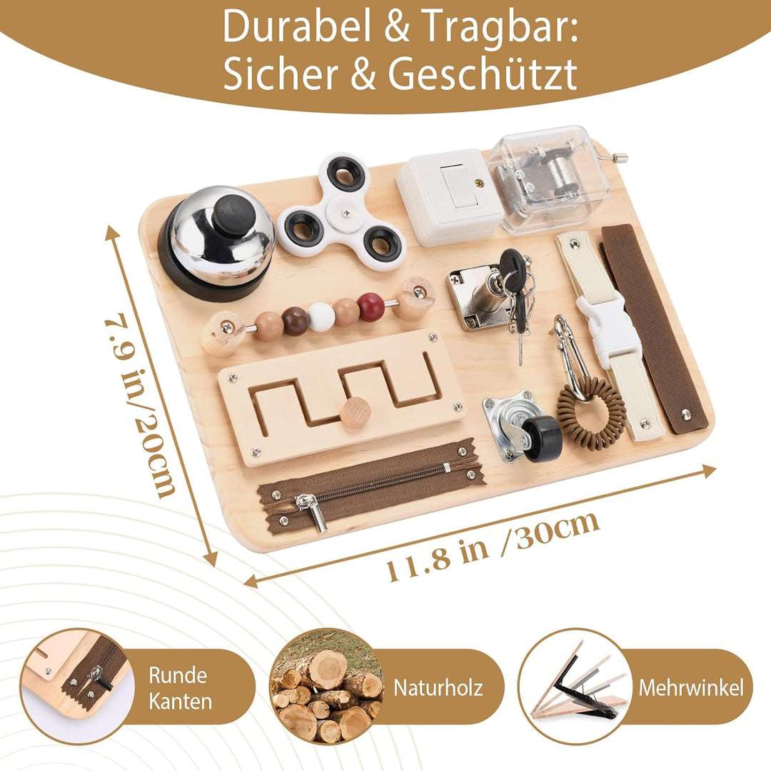 Potatomato Fidget Busy Board für Erwachsene – Beschäftigung für Senioren mit Demenz & Alzheimer –Mul