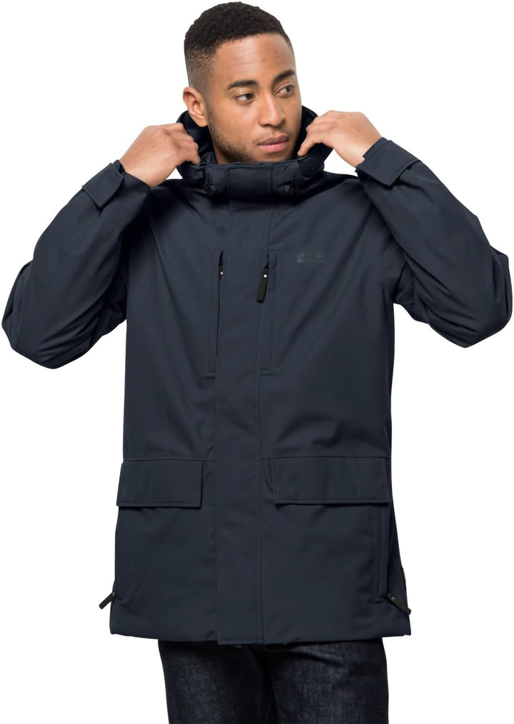Jack Wolfskin Herren West Coast Jacket Wetterschutzjacke XL night blue, XL night blue