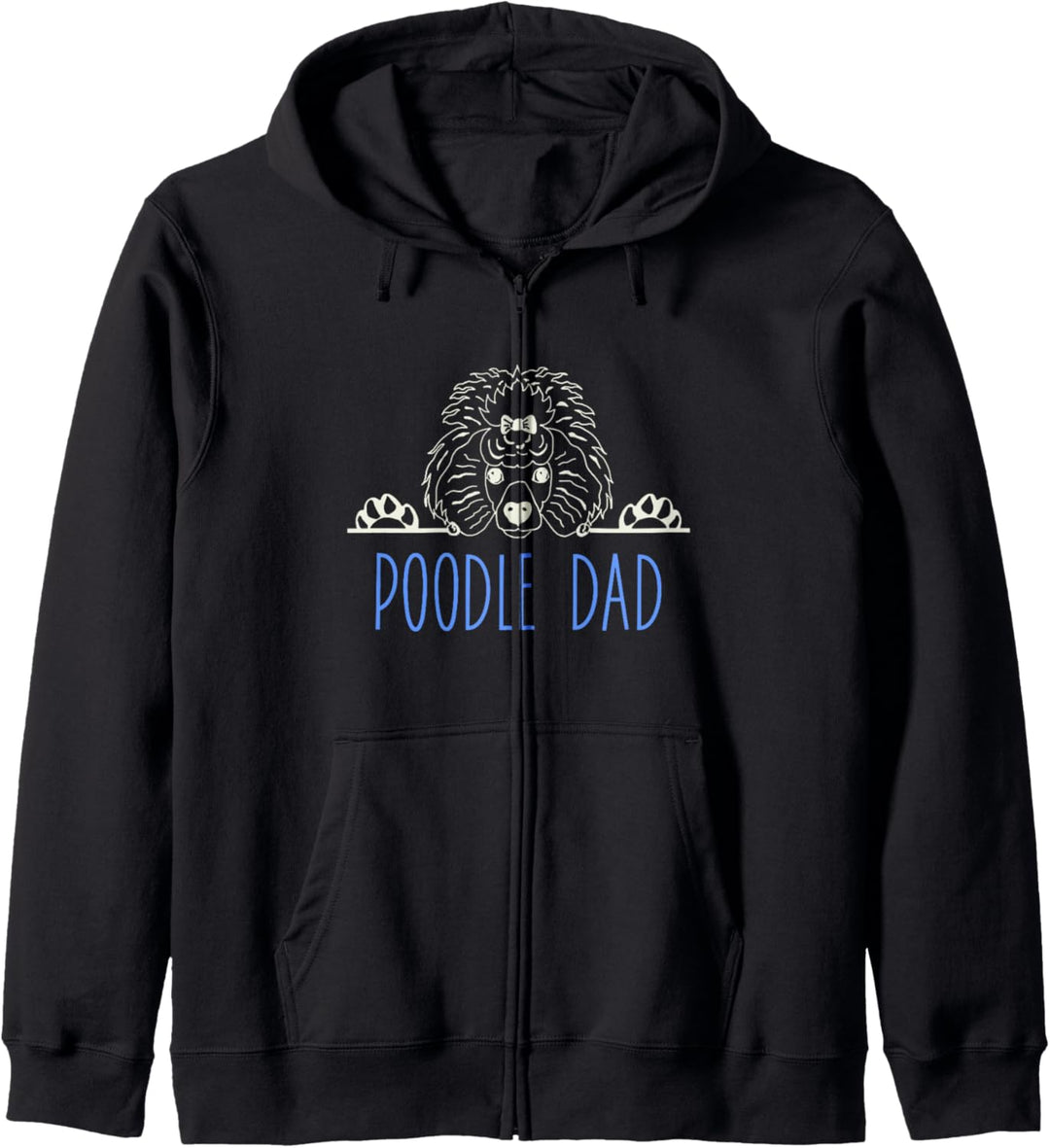 Poodle Dad with Poodle Dog Kapuzenjacke