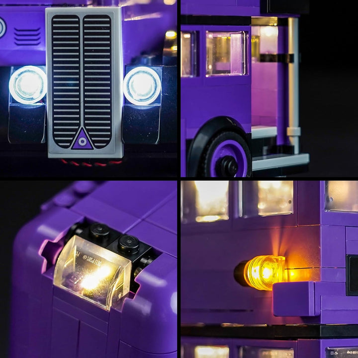 Led Licht Set Kompatibel mit Lego Knight Bus Adventure 76446 (Kein Modell), Dekorationsbeleuchtungss