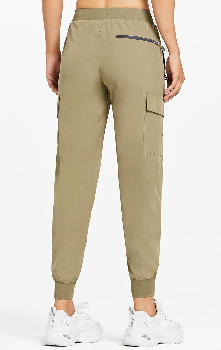 Comallan Cargohose Jogginghose Damen Wanderhose Leichte Schnelltrocknende Trekkinghose Outdoorhose S