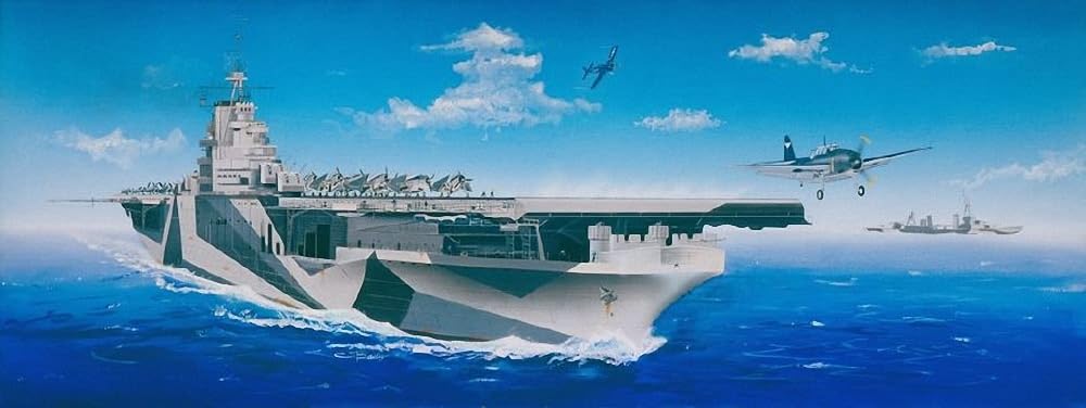 Trumpeter 05609 Modellbausatz Flugzeugträger USS Ticonderoga CV-14