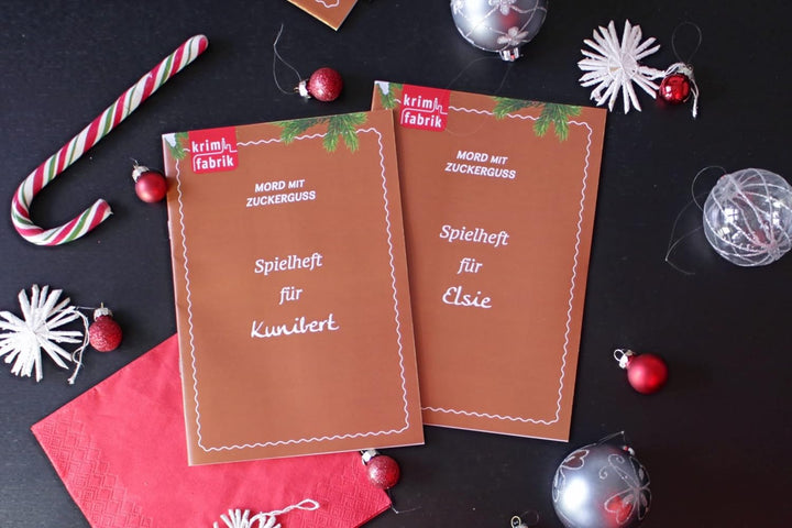 Mord mit Zuckerguss - Krimidinner Weihnachten - 4 bis 8 Personen - krimifabrik