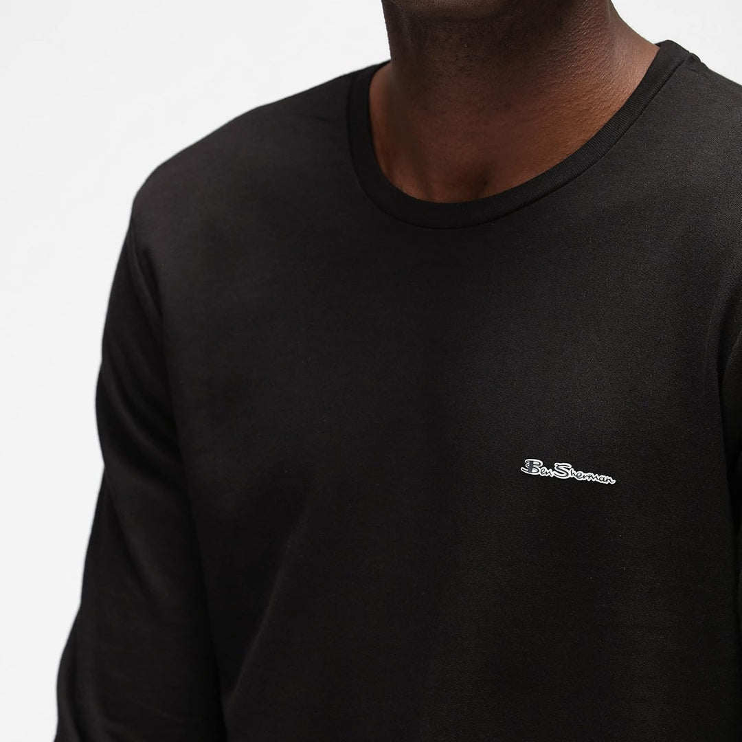 Ben Sherman Herren T-Shirt S Schwarz, S Schwarz
