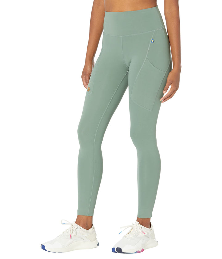 Fjällräven Damen Abisko Tights Leggings XXS Patina Green, XXS Patina Green