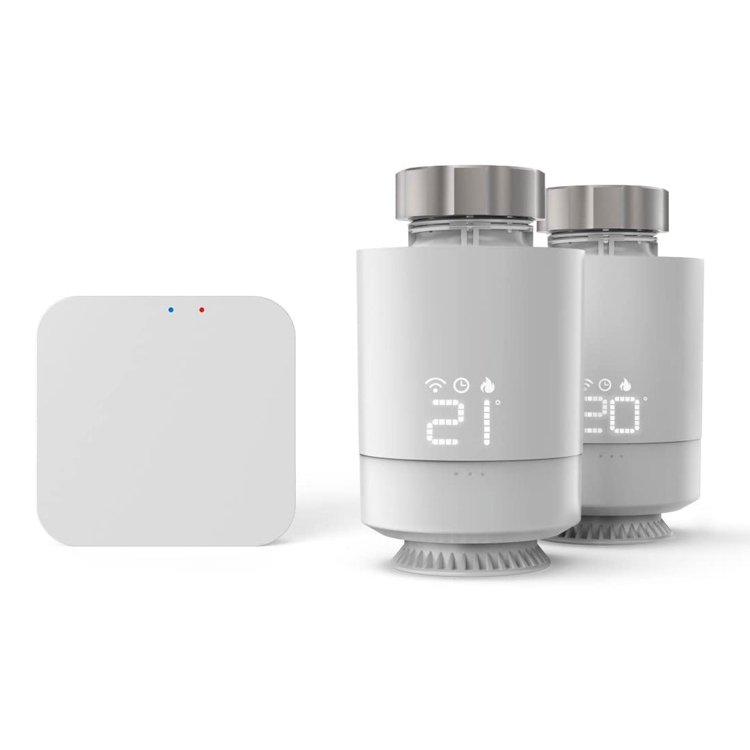 Hama Heizkörperthermostat, Starter-Set 2 St. mit Hub (Heizungssteuerung WLAN, Smart Home Heizungsreg