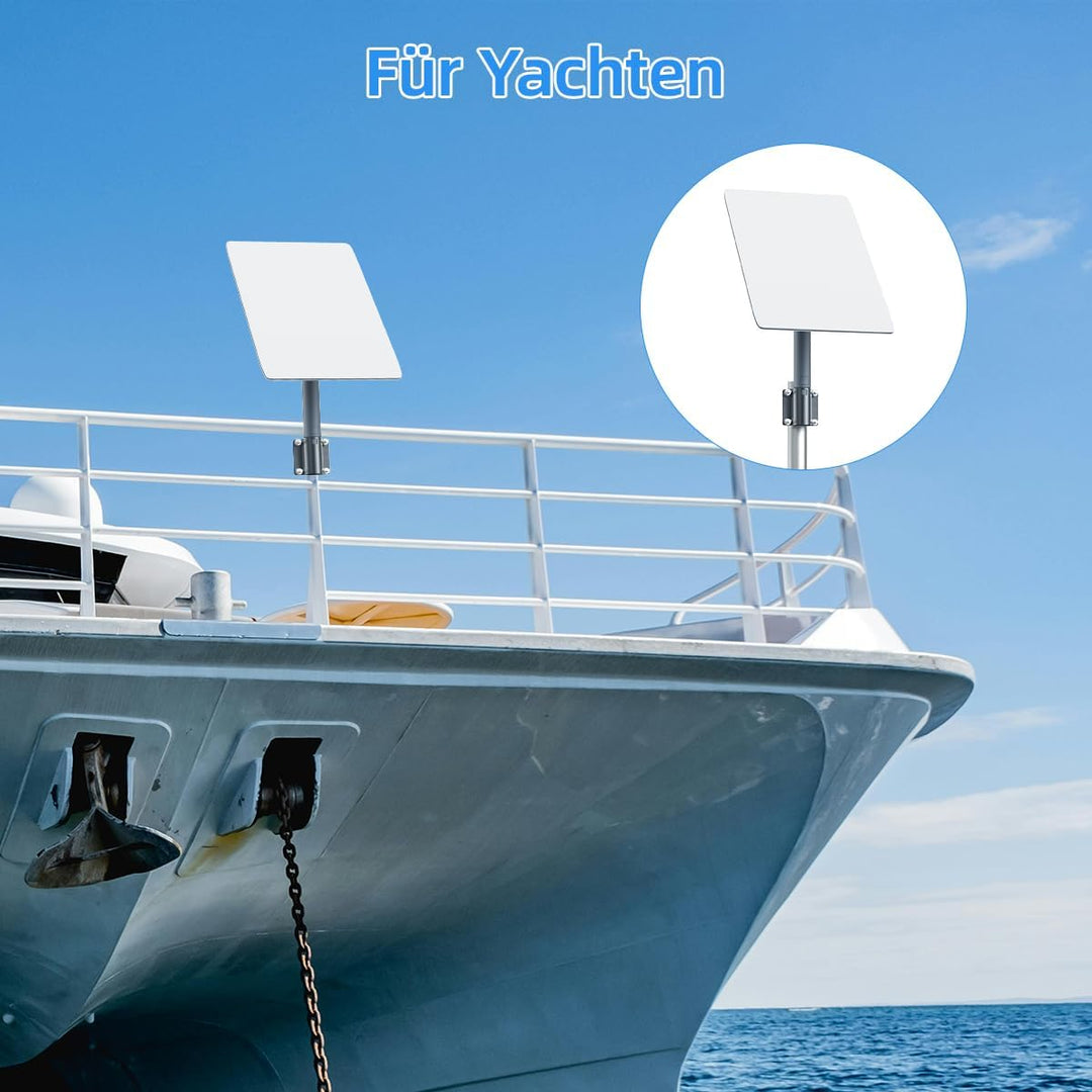 Starlink V2 Rohradapter, universelle U-Bügelklemme für Antennenhalterung, verstellbare Aluminium-Mas