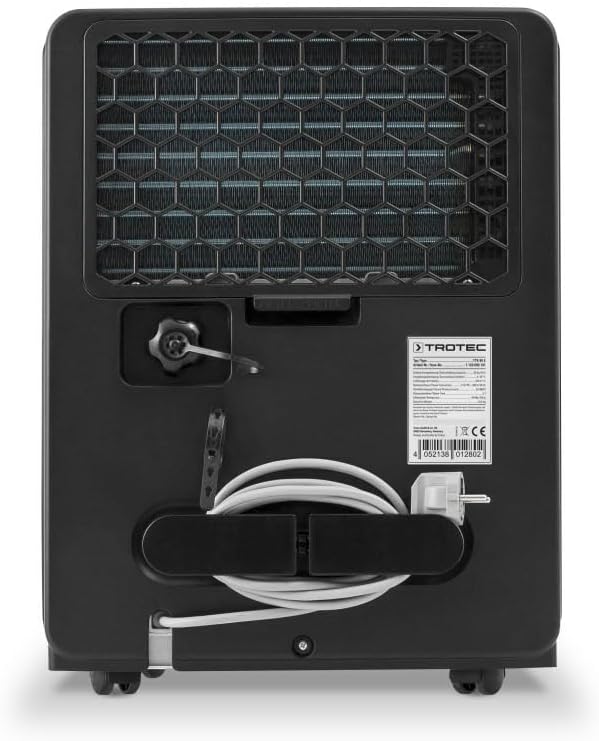 TROTEC Luftentfeuchter elektrisch TTK 96 E – Leistung 30 L/Tag – Fläche 90 m² / 230 m³ – Raum Entfeu