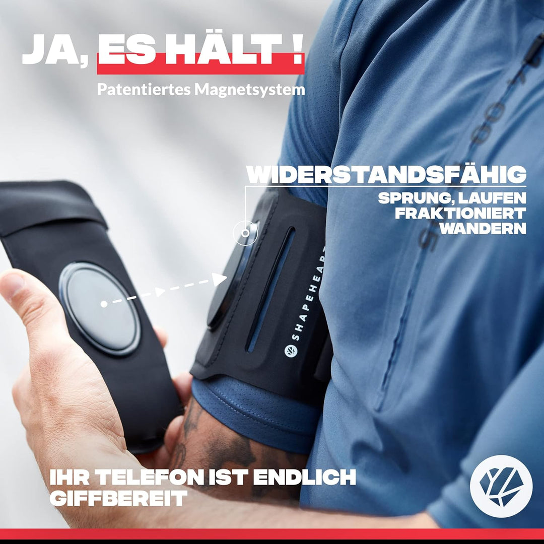 Shapeheart - Sportarmband Mit Universeller Abnehmbarer, mit abnehmbaren magnetischen Hülle 2XL - Sma