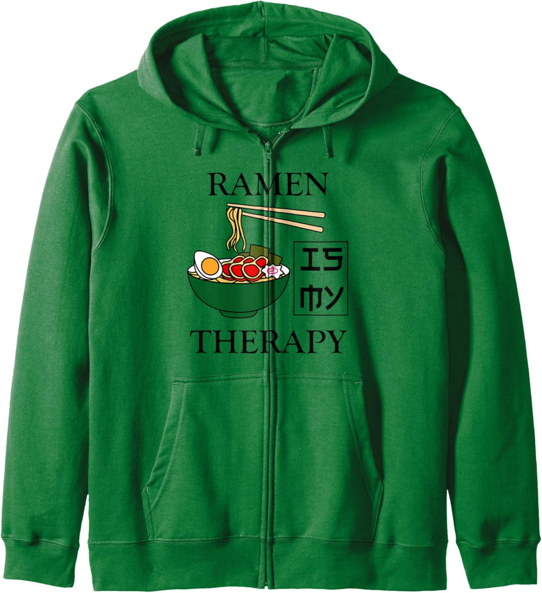 Ramen als Therapie Ironischer Spruch Ramen-Nudeln Kapuzenjacke