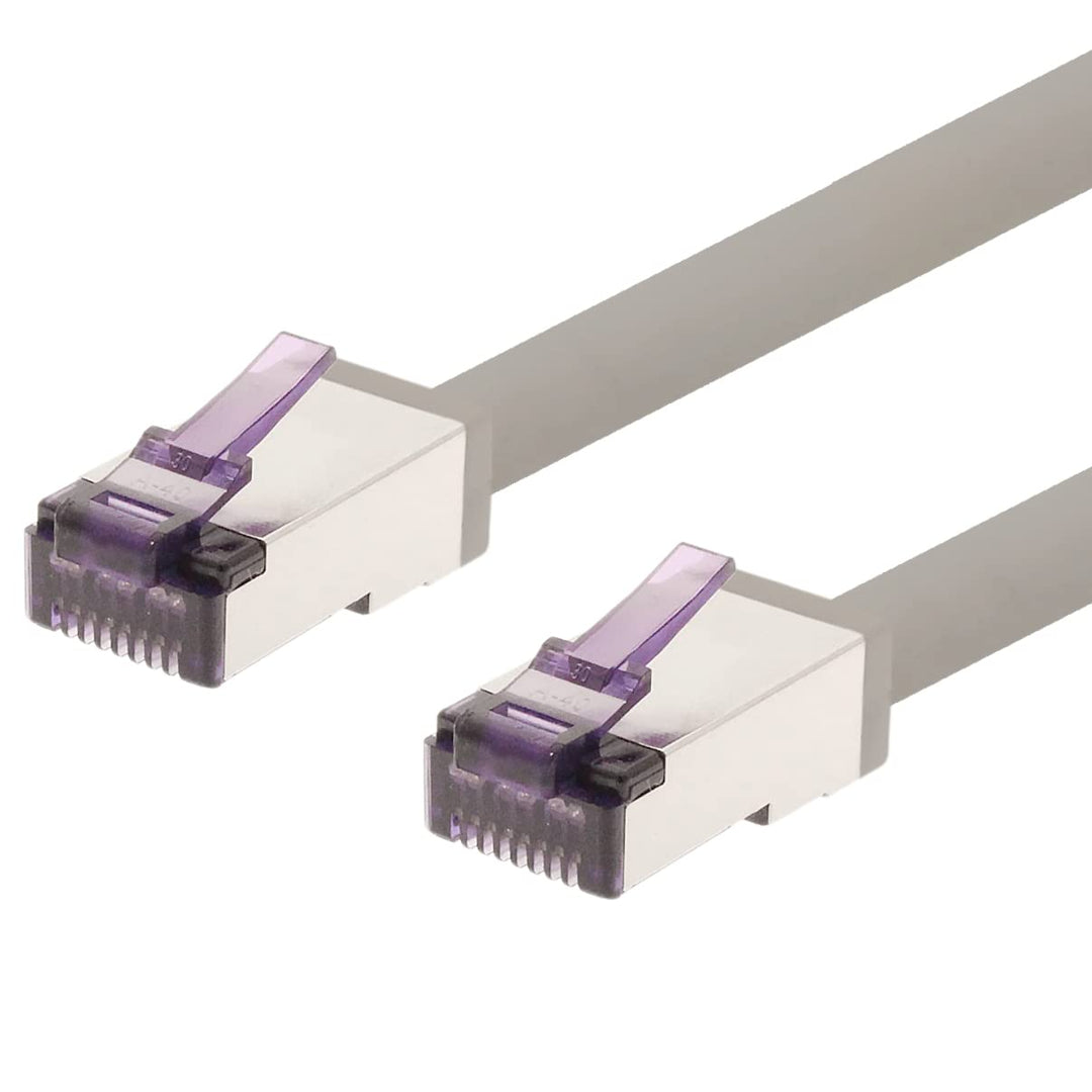 1aTTack.de - 50m - CAT6a Superflex- Ethernet Gigabit LAN Netwerkkabel RJ45 CAT6 A Patchkabel 10000 M