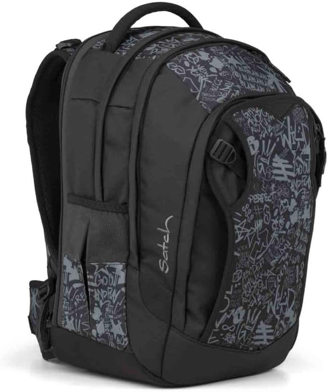 Satch Match Plus Schulrucksack Set 3tlg. inkl. Schlamperbox und Sporttasche (Street Ink), Street Ink