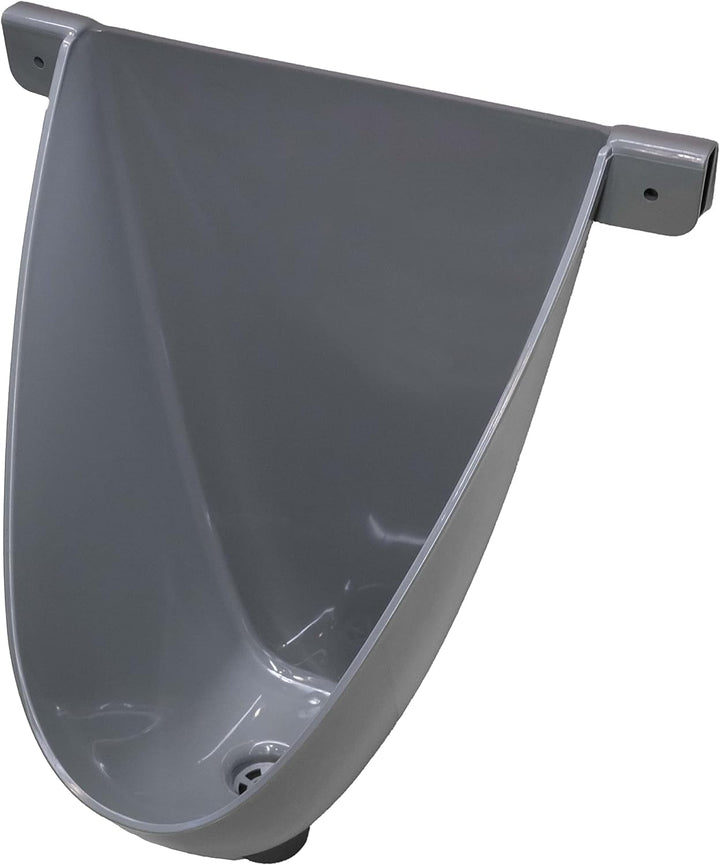 Agande Urinal Urinalbecken Pissoir Wandurinal Wandpissoir Kunststoff PVC, einfach und wasserlos mit