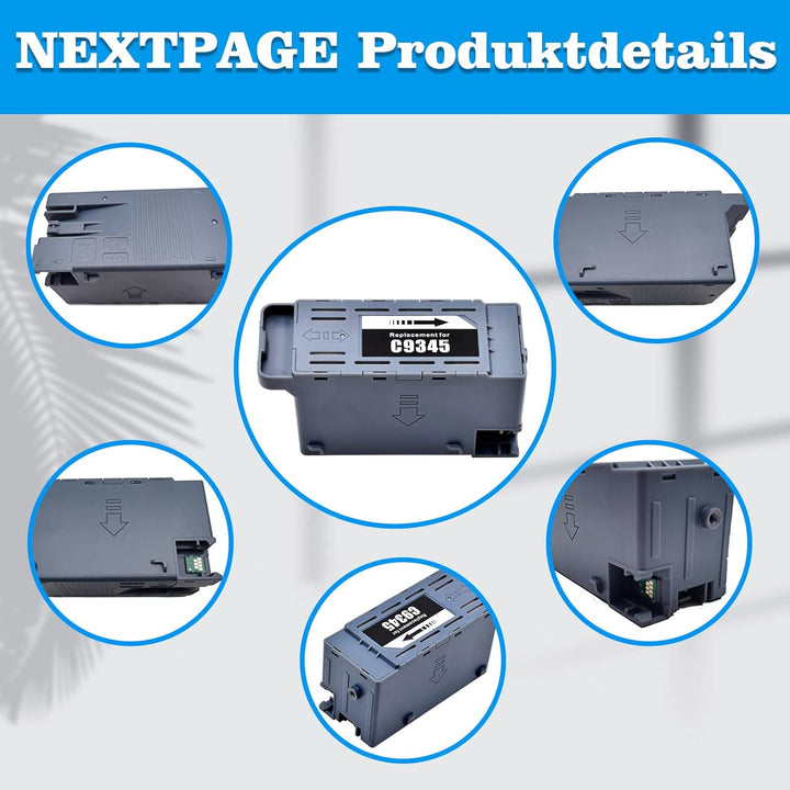 Nextpage C9345 Wartungsbox C12C934591 Kompatibel für Epson EcoTank Pro ET-5800 ET-5850 ET-5880 ET-16