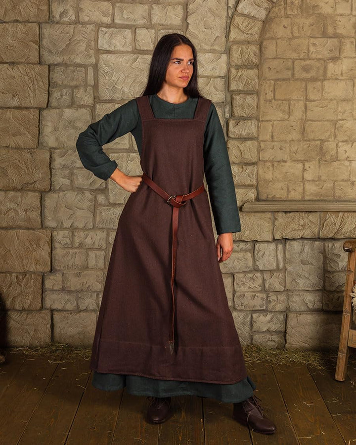 MYTHOLON Lientje Schürzenkleid braun, Braun