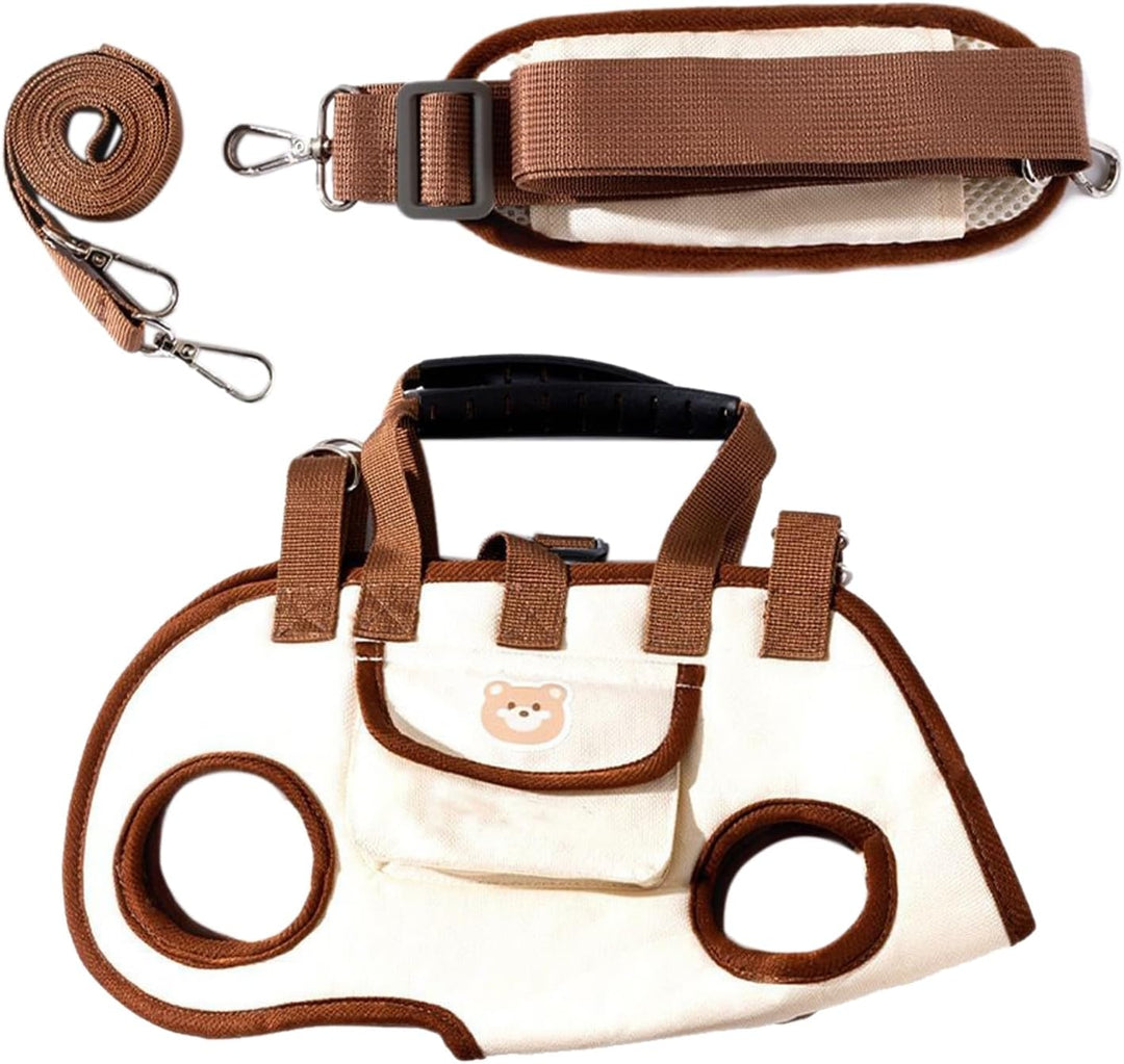 Hundetasche - Horizontale Haustiertransporttasche Zum Ausgehen,Tragbare Atmungsaktive Hundetasche Fü