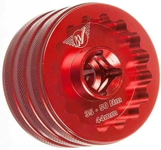 Wheels Mfg Doppelseitige Tretlager-Stecknuss rot Einheitsgrösse, rot Einheitsgrösse