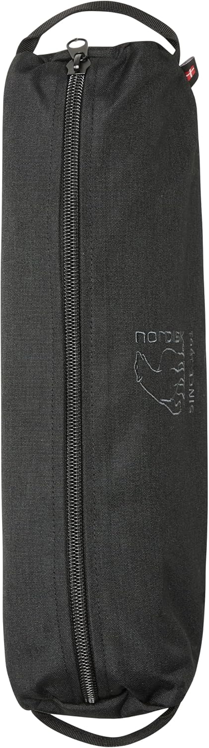 Nordisk Campingtisch Rolltisch Risskov Falttisch Klapptisch Leicht Alu 58x39 cm Schwarz, Schwarz