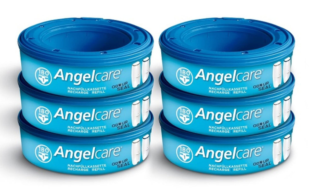 Angelcare Windeleimer Nachfüllpack Plus 6er Pack 6 Stück (1er Pack), 6 Stück (1er Pack)
