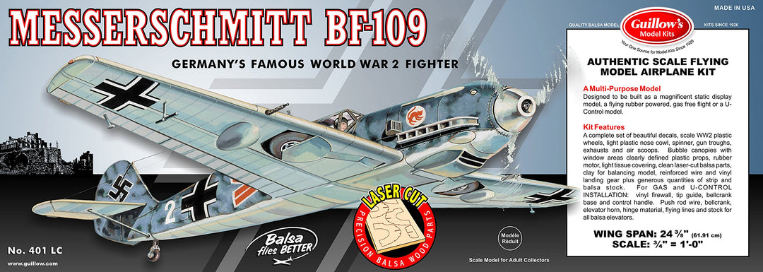 Messerschmitt Bf 109 Balsabausatz
