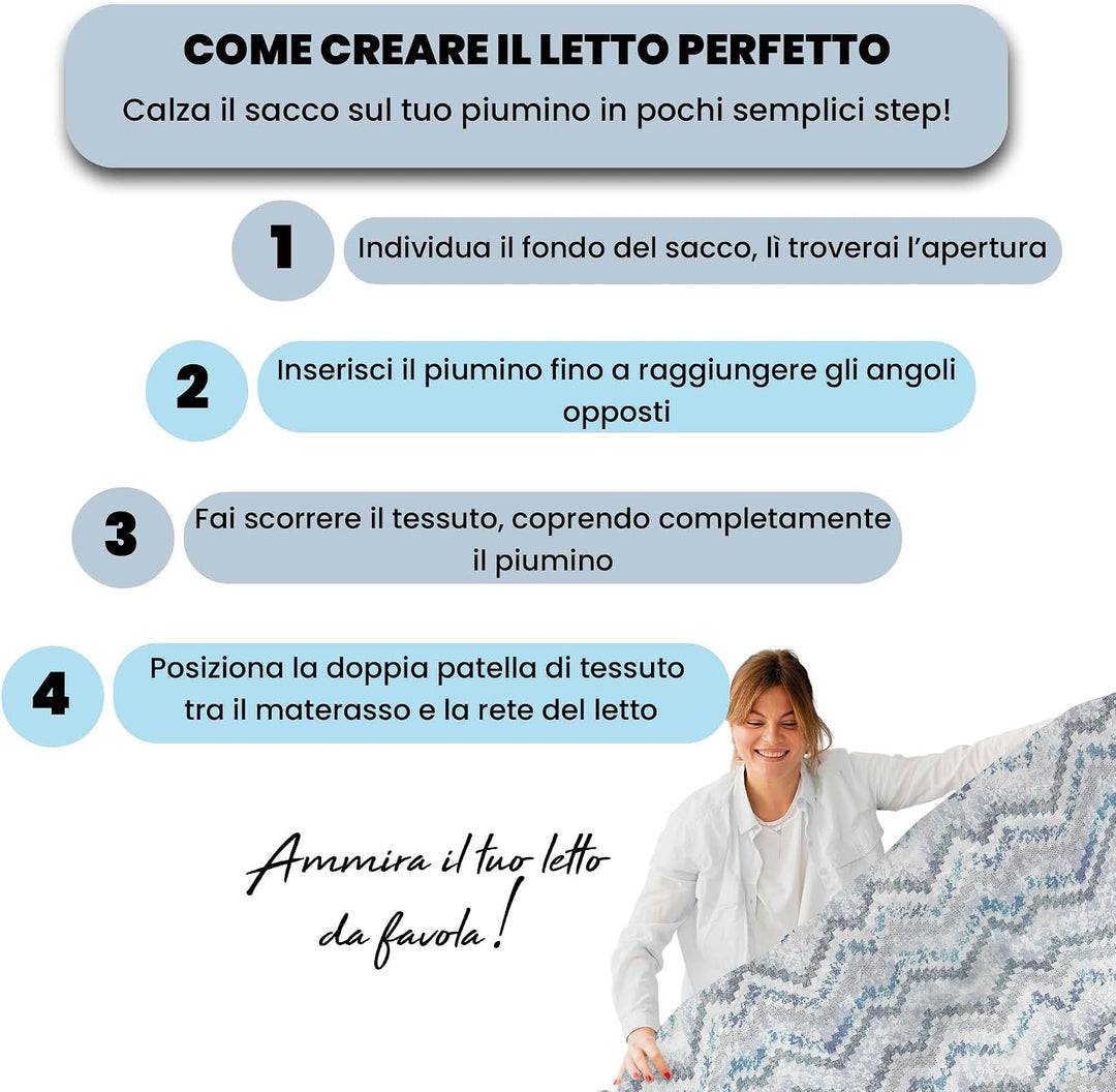 Italian Bed Linen MB Home Italy Fashion Bettbezug Set, Jakarta, Doppelbett, Jakarta