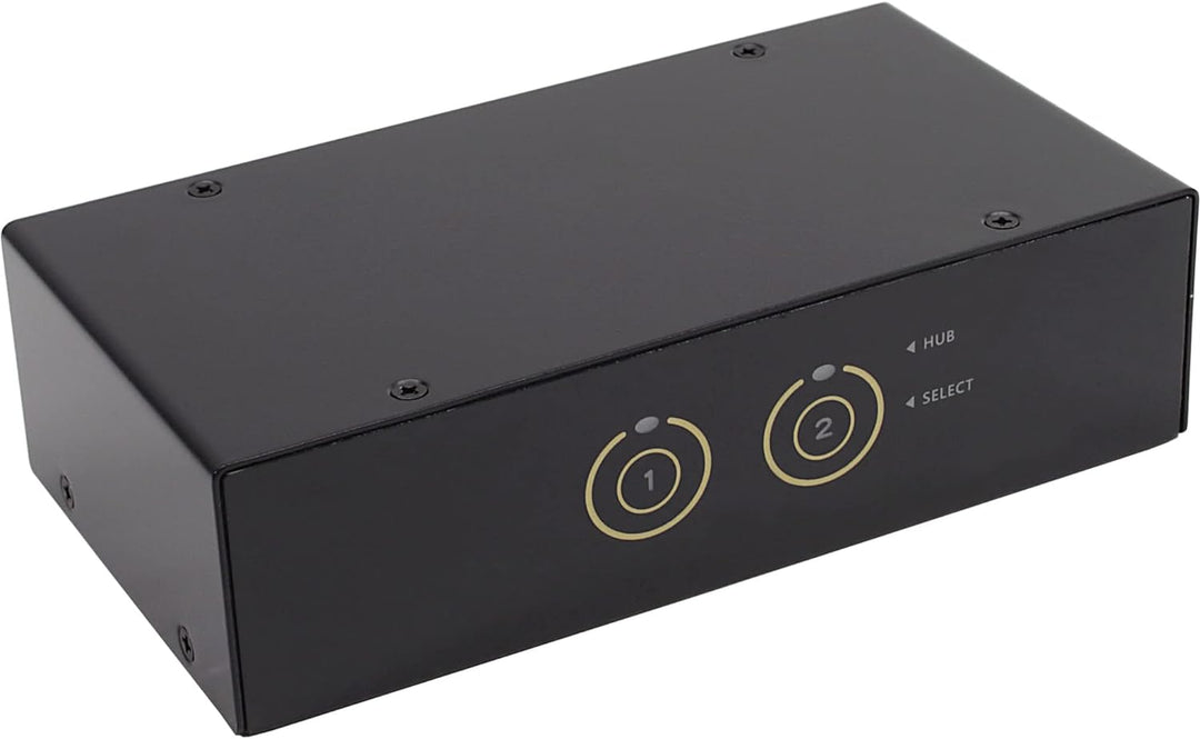 InLine 63622I KVM Desktop Switch, 2-fach, DisplayPort, USB 3.0 Hub, mit Audio