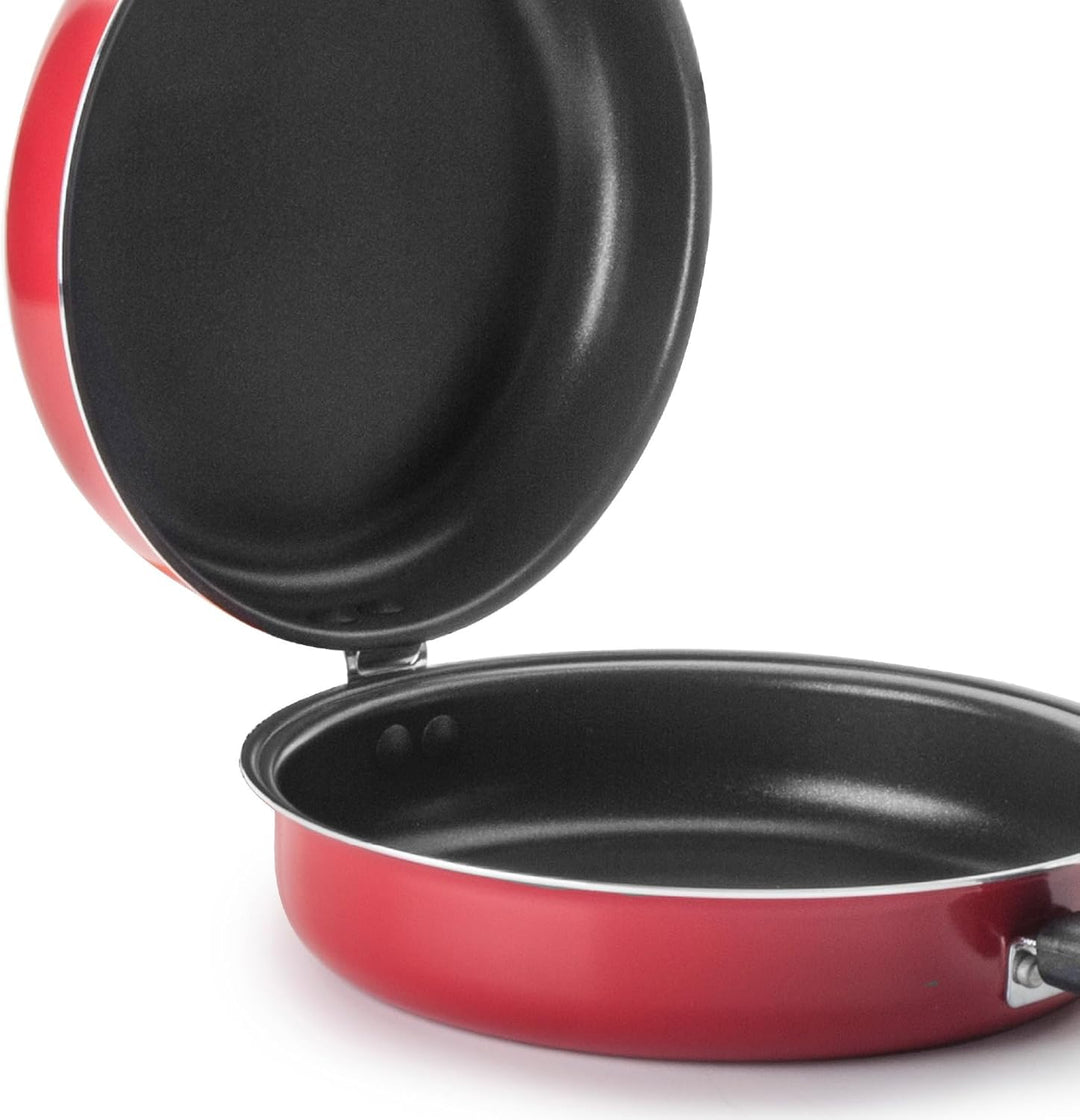 IBILI SARTEN Tortilla PATATAS Venus 24 CMS, Stainless Steel, schwarz/rot, 24 cm, 24 cms