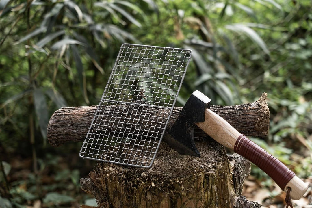 iBasingo Titan Grillrost Outdoor Grillrost Holzkohle BBQ Net Grill Platte Ultraleichtes Backen Kühl