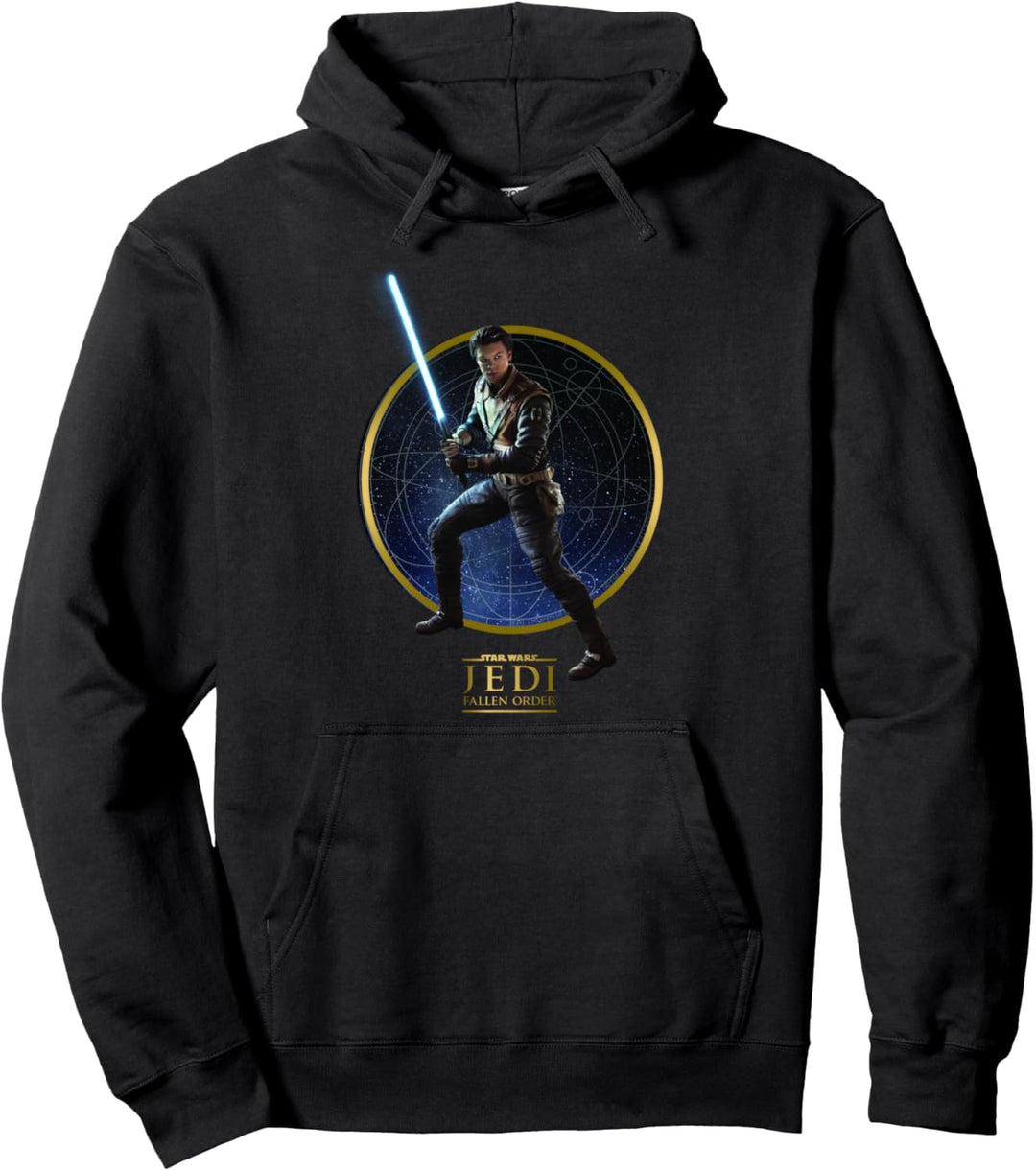 Star Wars Jedi: Fallen Order Cal Blue Saber Action Pose Pullover Hoodie